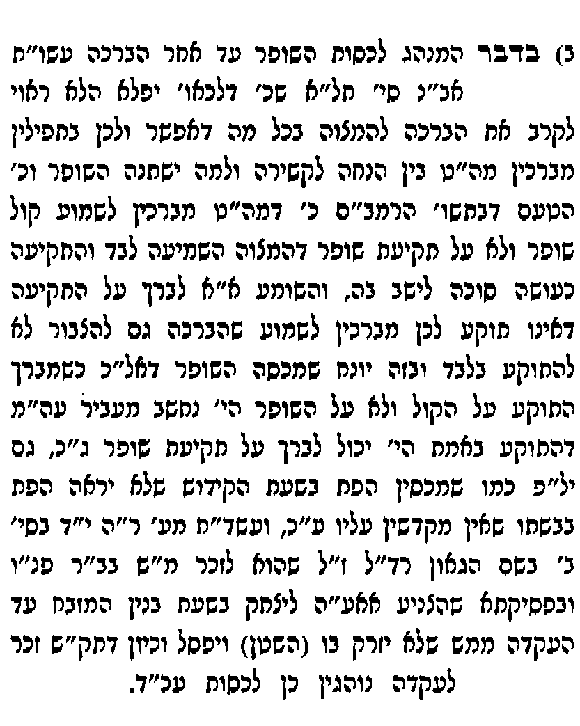 לכסות את השופר מתוך קנין תורה לרבי אברהם דוד הורביץ זל.png